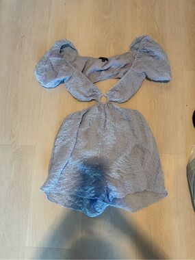 Blue Blush Romper